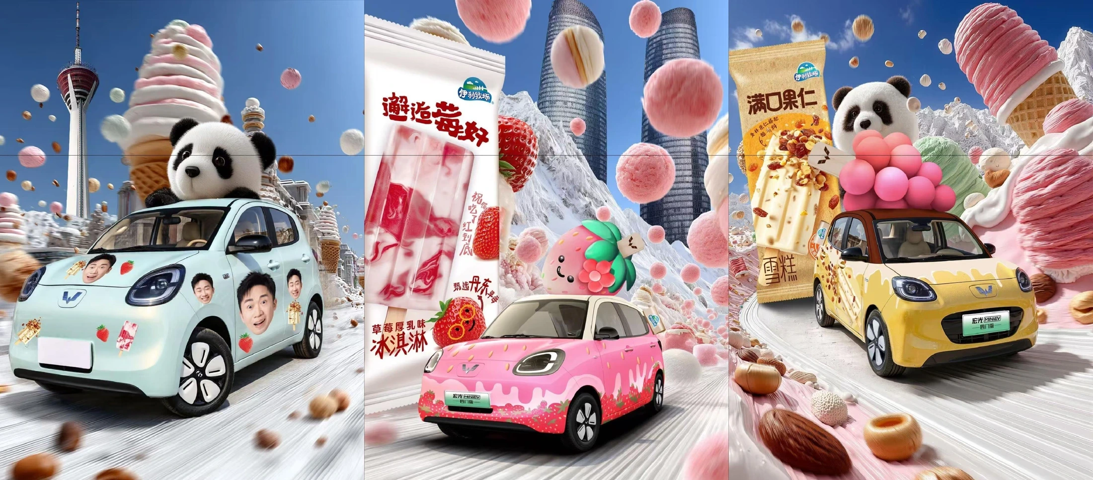 Wuling and Ice Cream — Creative Visuals